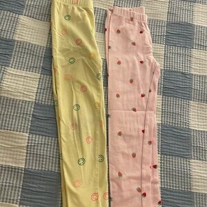 Cat&Jacks Yellow and Pink  Pants with Fun Prints